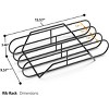 Sorbus Non-Stick Rib Rack - Porcelain Coated Steel Roasting Stand - 2 of 4