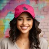 Dalix Giant Lizard Kaiju Embroidered Cotton Dad Hat Baseball Cap Adjustable Glow in the Dark Mens - 2 of 4