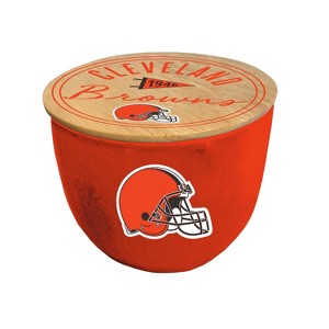 NFL Cleveland Browns 3-Wick Script Circle Logo 16oz Ceramic Bowl Candle - 1 of 1