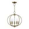 Livex Lighting Milania 5 - Light Chandelier in  Antique Brass - 3 of 4