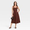 Women's Ponte Knit Midi Dress - A New Day™ - 3 of 3