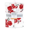 Hudson Baby Infant Girl Plush Sleeping Bag, Sack, Blanket, Red Rose Floral - 2 of 2