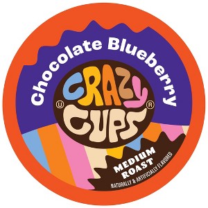 Crazy Cups Chocolate Blueberry Flavored Coffee Pods - 1 of 3