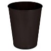 LunaLulinlk 1.3 gal Iron Bathroom Trash Can, Bronze - 3 of 4