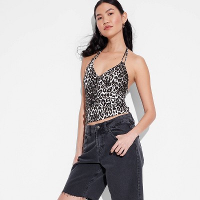 Women's Halter Graphic Cami - Wild Fable™
