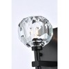 Elegant Lighting Graham 1 Light Wall Sconce in Black - 4 of 4