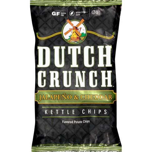 Old Dutch - Dutch Crunch Jalapeno & Cheddar Kettle Potato Chips - 9oz - image 1 of 3
