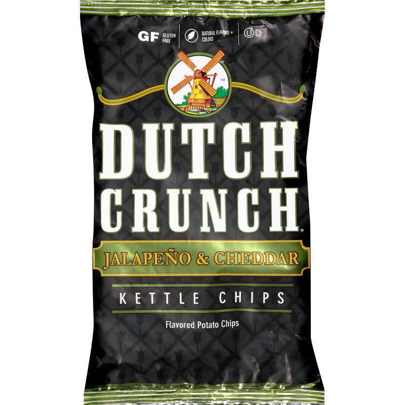Old Dutch - Dutch Crunch Jalapeno & Cheddar Kettle Potato Chips - 9oz, 1 of 4