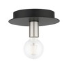 Livex Lighting Hillview 1 - Light Flush Mount in  Black - 2 of 2