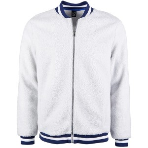 Ideology Mens Striped Rib Fleece Jacket - 1 of 1
