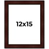 PosterPalooza | Distressed Brown Picture Frame - UV Acrylic, Foam Board Backing, Hanging Hardware - 2 of 4