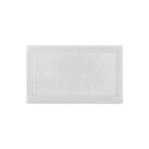 Gracie Mills Forrest 3000 GSM Solid Heavyweight Reversible Cotton Tufted Bath Rug - 1 of 4