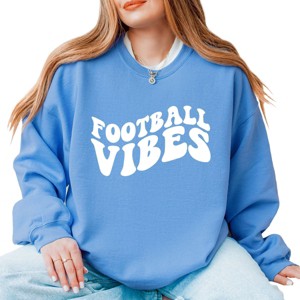 Simply Sage Market Retro Football Vibes Sweatshirt - 1 of 4
