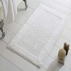 Knightsbridge Naples 220 GSF Non Skid Back Bath Rug 17 x 24 - White - image 2 of 4