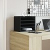 Aghana Digitals Plywood Desktop Organizer with Ample Storage - Black, 36x26x29.5 cm, Sturdy & Easy - 3 of 4