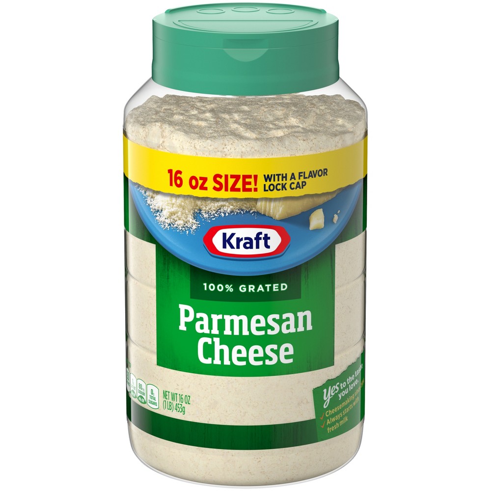 UPC 021000010868 Kraft Grated Cheese Cheese 100 Real Parmesan, 16