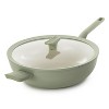 BergHOFF Leo Balance Nonstick Ceramic 12.75" Wok Pan 6.2qt., Glass Lid - 2 of 4