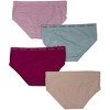 XOXO Girls' 4-Pack Assorted Logo Band Seamless Underwear Sets - 2 of 4