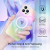 Entronix [Magnetic] Case Compatible with iPhone 16 - Holo Rainbow Clear - 3 of 4
