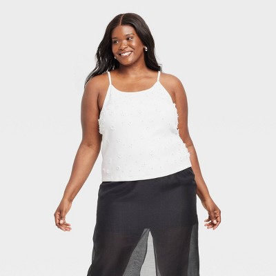 Women's Embellished Tank Top - A New Day™