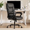 JIONJOY Faux Leather Office Chair Lumbar Support Ergonomic Computer Chair | Brown - 3 of 3