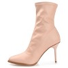 Journee Collection Womens Gizzel Almond Toe Stiletto High Ankle Booties - 2 of 4