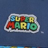 Super Mario Bros Logo & Power-Ups Youth Blue Traditional Adjustable Hat - 3 of 4