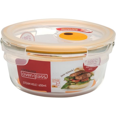 Lock N Lock Purely Better Vented Glass 22-O, Food Storage Container