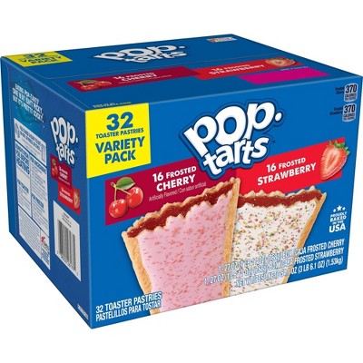Pop-Tarts Frosted Cherry and Frosted Strawberry Variety Pack - 32ct