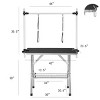 Heavy Duty Pet Grooming Table with Adjustable Arm and Clamps,Dog Drying and Trimming Table for Large and Medium Pets–LAOTIES - 2 of 4