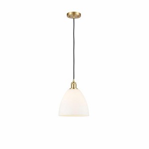 Bristol Glass - 1 Light Mini Pendant In Industrial Style-13.25 Inches Tall and 9 Inches Wide - 1 of 1