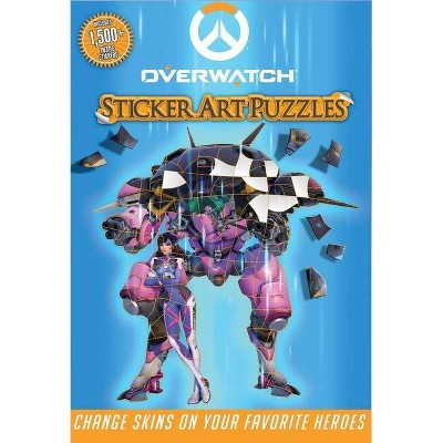 Overwatch Sticker Art Puzzles - by  Editors of Thunder Bay Press (Paperback)