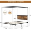 Metal Canopy Platform Bed Frame - 3 of 4