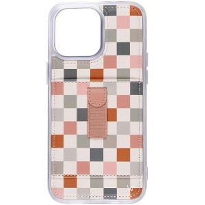 Walli Cases Coastal Check Sport Case with Wallet and Finger Strap - 1 of 4