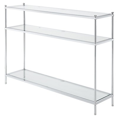 Royal Crest Console Table Chrome  - Breighton Home