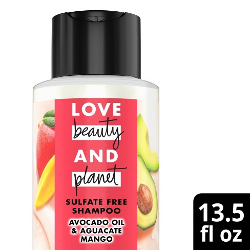 Love Beauty Planet Avocado Oil Aguacate Mango Sulfate Free Shampoo - 13.5 Fl Oz : Target