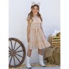 Golden Sands Ruffle Shoulder Sundress Mia Belle Girls - 4 of 4