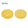 Unique Bargains Sewing Resin Round Flat 4-Hole Replacement Craft Buttons 20 Pcs - 3 of 4