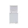 Galanz 5.0 cu ft Chest Freezer: Freestanding, Hinged Top Door, Compressor Cooled, White, 1 Year Warranty - 4 of 4