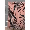 Anita & Bella Art Palm Leaves Dream Shower Curtain Black - Deny Designs: Bath Accessory, Microfiber, Buttonhole Top - 2 of 3