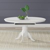 Glenwillow Home Oval Butterfly Leaf Dining Table + X-Back Dining Chairs Dining Set - 2 of 4