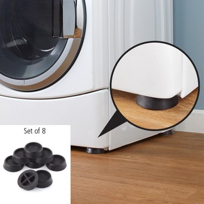 The Lakeside Collection Set of 8 Home Appliance Anti-Vibration Pads for Washer and Dryers