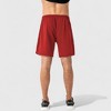 Anna-Kaci Active Men's Elastic Waist Athletic Shorts with Above-Knee Length and Relaxed Fit Design - 4 of 4