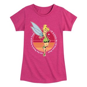 Girls' - Disney - Peter Pan Fitted Short Sleeve Graphic T-Shirt - 1 of 4