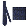 Men's Paisley Suit Vest and Tie Set Classic Floral Necktie Square Gothic Waistcoat for Tuxedo - 4 of 4