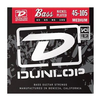 Dunlop Nickel Plated Steel Bass Strings - Medium