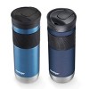 Contigo SNAPSEAL Insulated Stainless Steel Travel Mug with Grip, 20 oz, Blue Corn & Midnight Berry, 2-Pack - 2 of 4