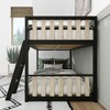 Max & Lily Scandinavian Twin over Twin Bunk Bed For Kids, Wood Bunk Beds with Ladder - 2 of 4