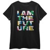 Back To The Future Franchise I Am The Future Women's Black Short Sleeve Tee Shirt - 3 of 4