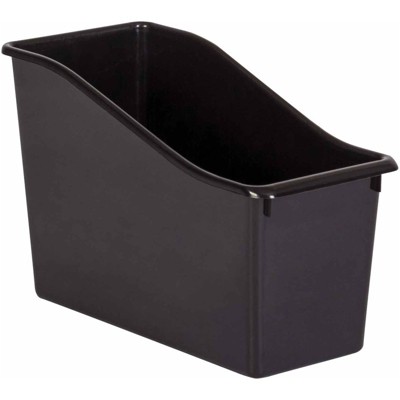 Teacher Created Resources Black Plastic Book Bin (Pack of 6)